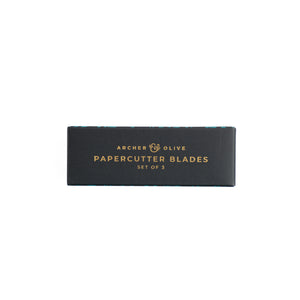 Papercutter Blades (set of 3) - Archer and Olive